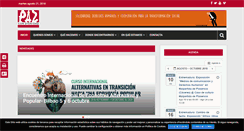 Desktop Screenshot of pazcondignidad.org